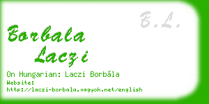 borbala laczi business card